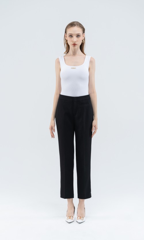 SIXDO Womens Work Pants High Rise Woven Straight